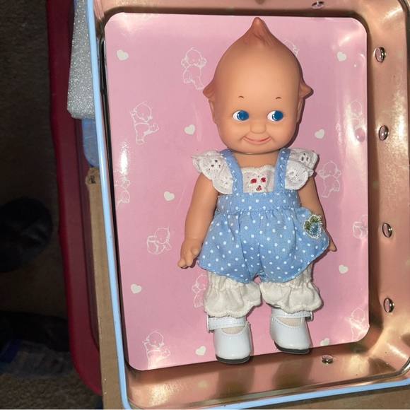 2003 EUC 6” Jesco Kewpie  What a Doll with Carrying Case /Lunch Box extra dress - Picture 10 of 10